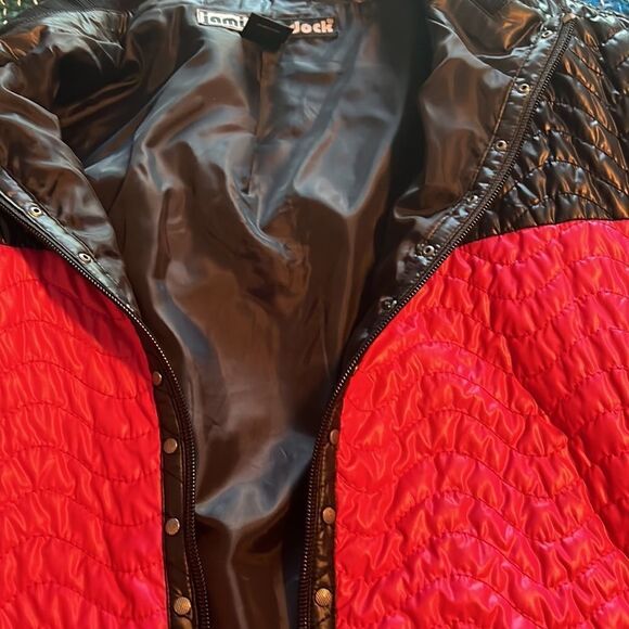 JAMIE SADOCK  quilted pink / black zip jacket. XL. Excellent condition - Picture 14 of 14